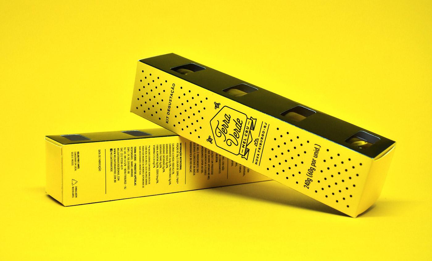 蜂蜜创意包装设计试剂盒