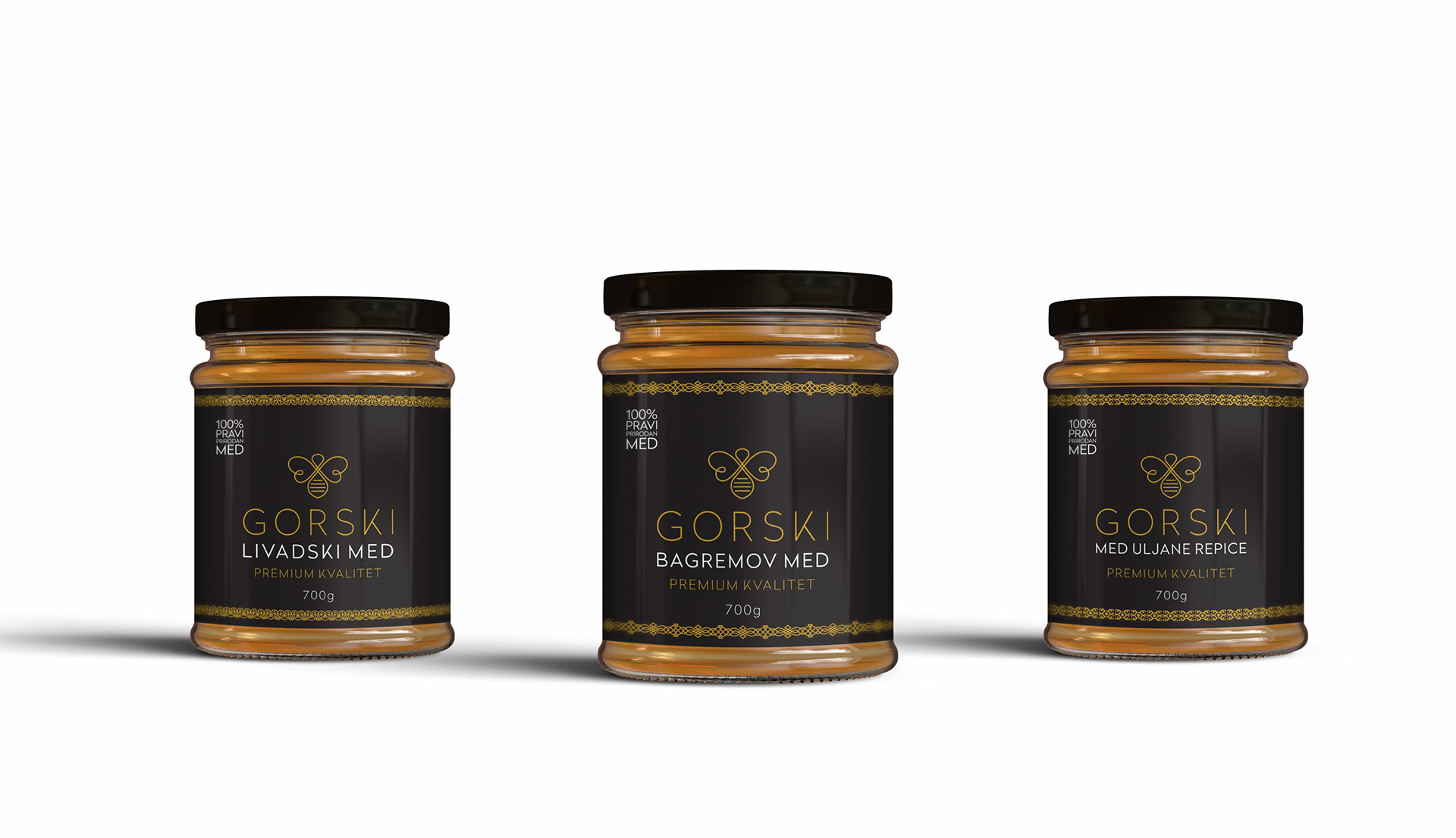   GORSKI蜂蜜三种类型