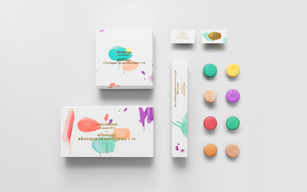   墨西哥法式风情甜品包装设计展示