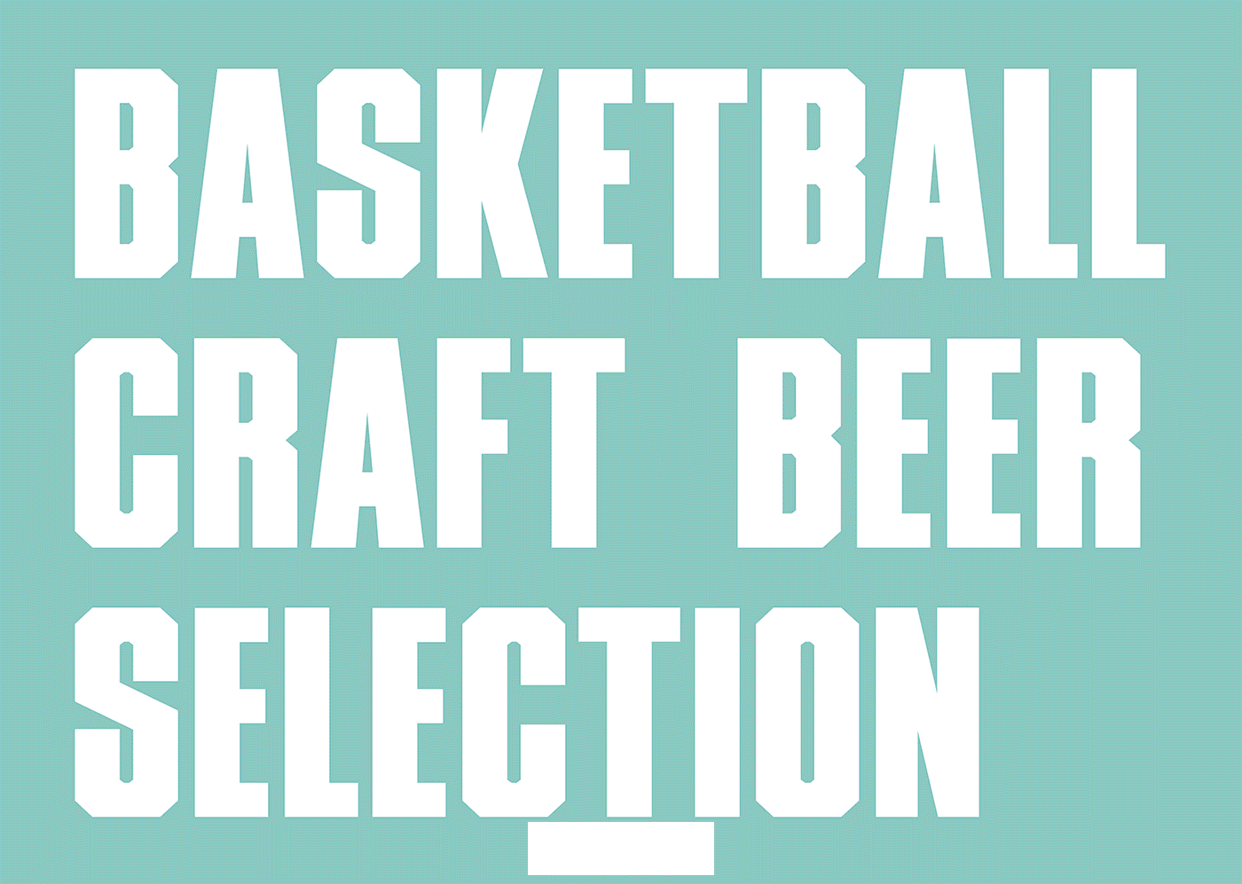 篮球主题啤酒插画包装设计