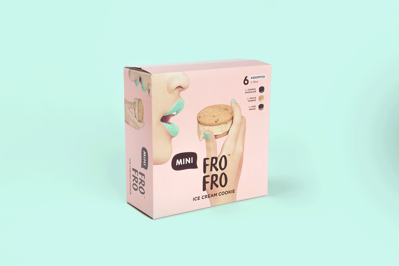 冰淇淋饼干包装设计