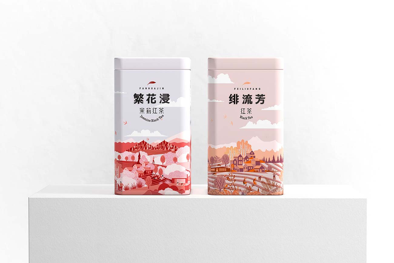 西安茉莉红茶包装设计