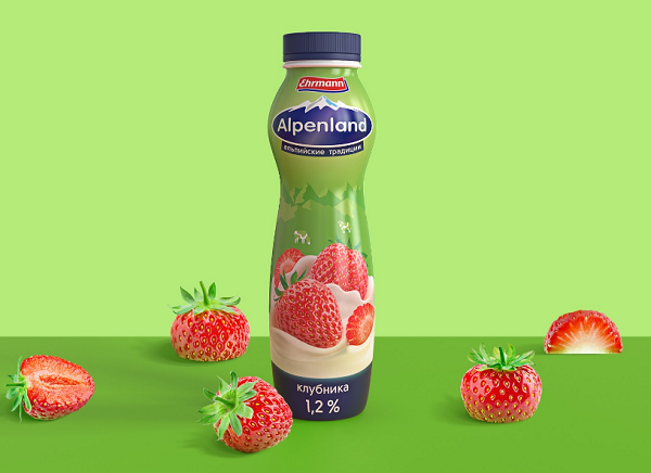 水果酸奶标签设计