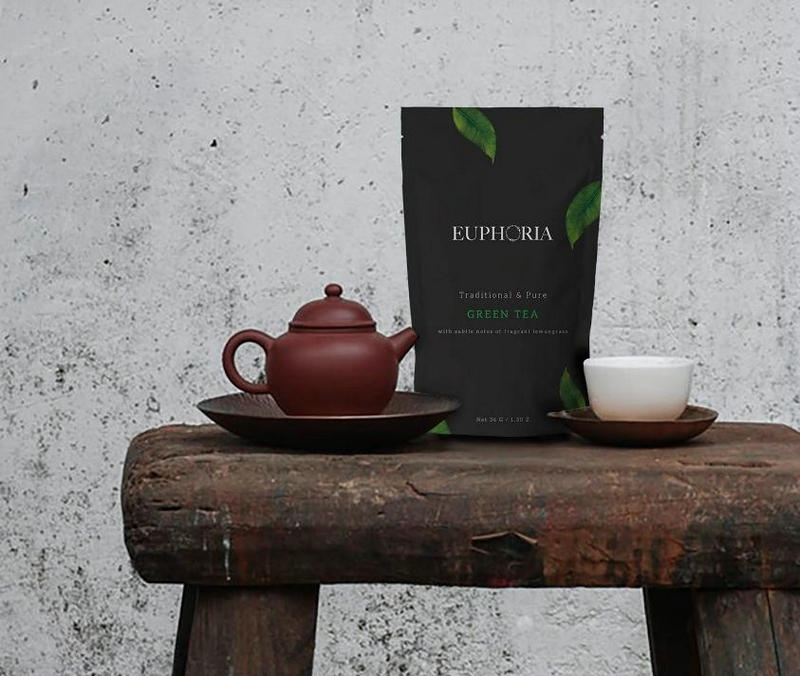 Euphoria绿茶品牌包装设计