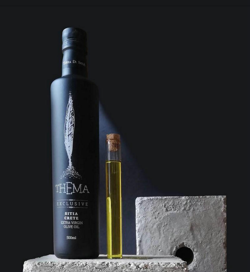 Thema Exclusive优质橄榄油瓶型标签设计
