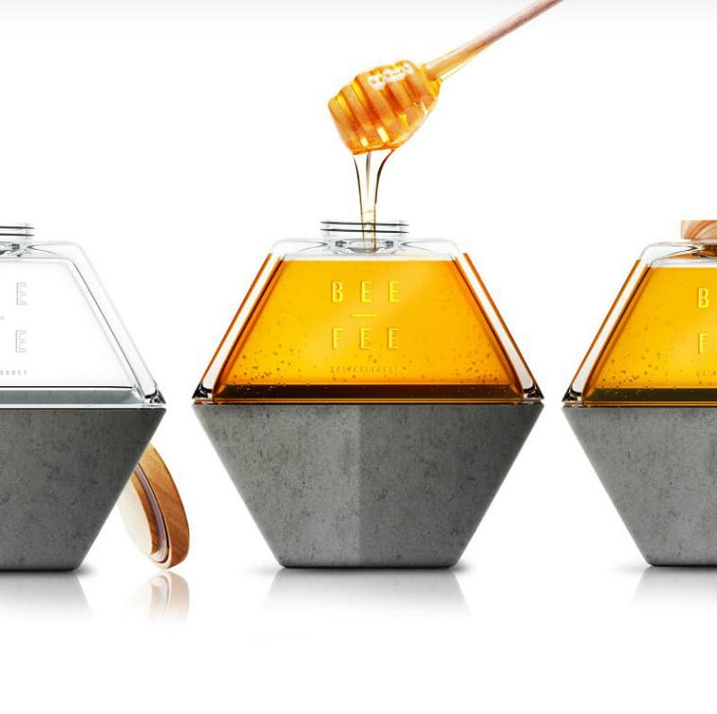 BEE-FEE100％有机蜂蜜包装设计