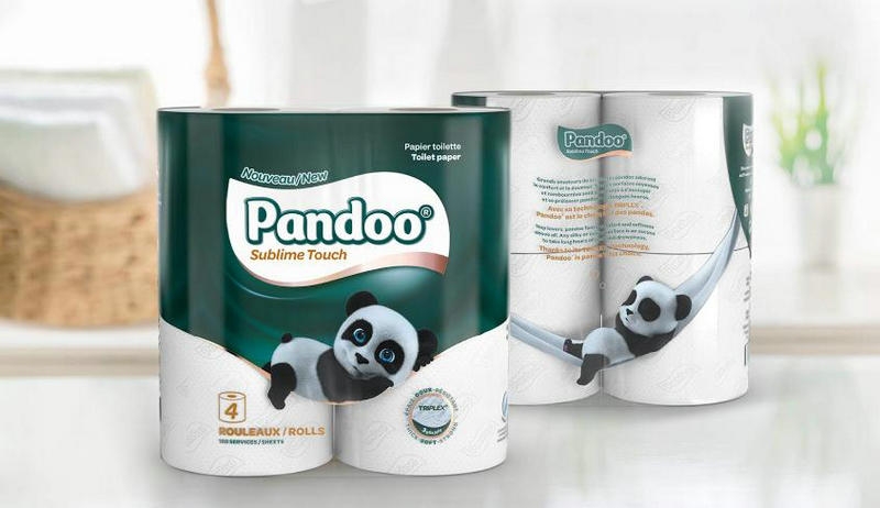 Pandoo卫生卷纸包装袋设计