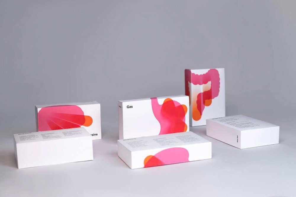 肠胃药品包装盒设计
